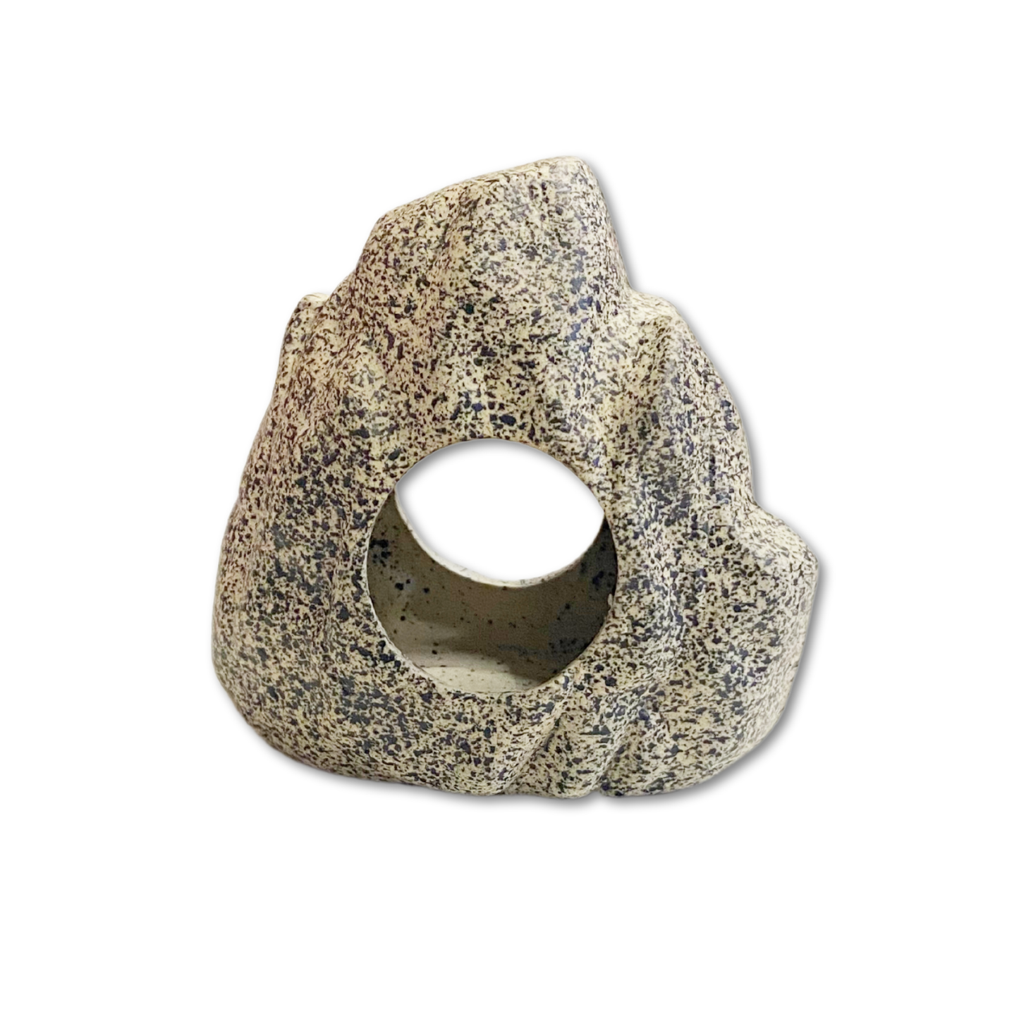 Gingerbread Pet Supply Painted Ceramic Textured Fish Caves for Cichlids and other Freshwater Fish